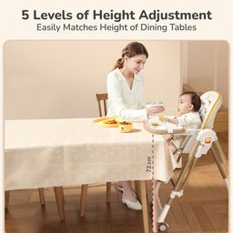 R for Rabbit Marshmallow Smart High Chair- Abstract Beige image 3