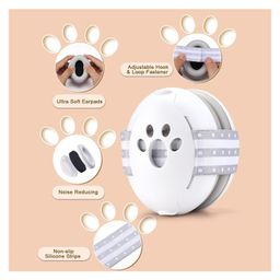 BAYBEE 2 in 1 Noise Cancellation Ear Muffs for Kids | Infant Ear Protector for Babies with 3 Adjustable Lengths & 25db Noise Reduction | Snug Fit Baby Earpads for Sleeping with Silicone Strap (Grey) image 3