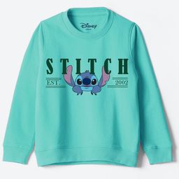 YK Disney Unisex Kids Graphic Printed Round Neck Cotton Pullover Sweatshirt-image-96