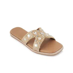 Anouk Women Embellished Ethnic Open Toe Flats-picture-33