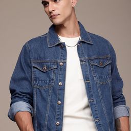 The Roadster Life Co. Pure Cotton Denim Truckers Jacket-15