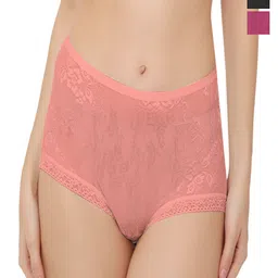 Bella Voste Pack Of 3 Self-Design Cotton Anti-Odour Hipster Briefs-image-46