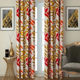 Swayam  Eyelet Window Curtains - Set of 2 (5 Ft)-4