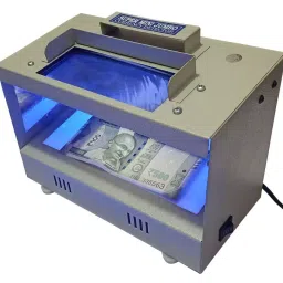KK Mart Fake Note, Duplicate Note Detector Machine with Blue UV and White Light-10
