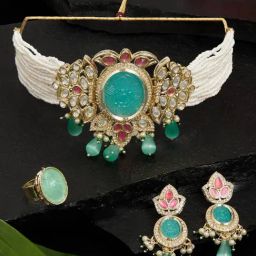 Zaveri Pearls Beads Multi Alloy Sets-79
