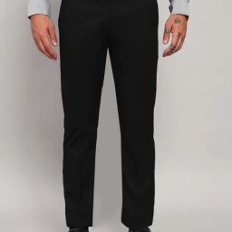 Cantabil Black Regular Fit Trousers-image-20