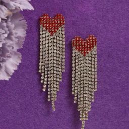 Sohi silverplated drop earrings earrings-image-32