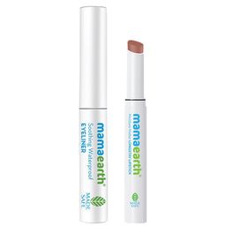 Mamaearth Matte Longstay Lipstick - Espresso Brown 09 & Soothing Eyeliner 3.5ml - Black-10