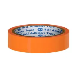 VCR 50 m x 24 mm Biaxially Oriented Polypropylene Orange Color Tape, 144 Rolls Per Pack-9
