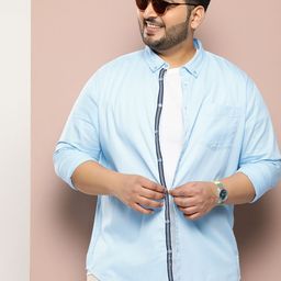 Sztori Men Plus Size Solid Casual Shirt-image-45