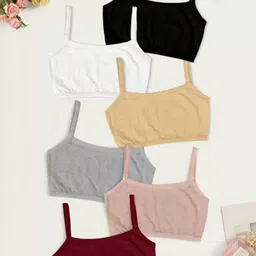 Girls Beginners Non Padded Teenager Full Coverage Cotton Bra-78