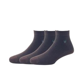 Allen Solly Men Pack Of 3 Brown Solid Above Ankle-Length Socks-26