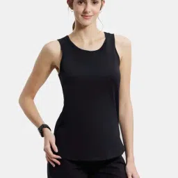 Jockey AW77 Women's Super Combed Cotton Rich Solid Curved Hem Styled Tank Top-image-91