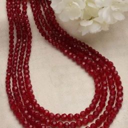 Panash Red Layered Necklace-25