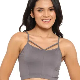 N-Gal Grey Padded Bralette-image-24
