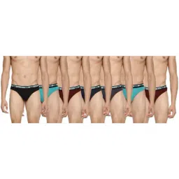 Dollar Bigboss Multicolored Cotton Regular Fit Briefs (Pack of 7)-image-9