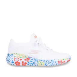 Skechers Women's GO RUN FAST - URBAN PARADISE White Multi Running Shoes-image-55
