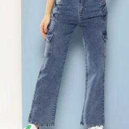 Aarika Girls Blue Solid Jeans-image-96