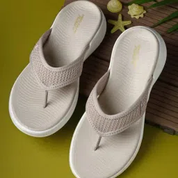 Red Tape Women's Beige Flip Flops-image-39