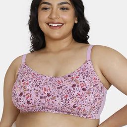 Zivame Purple Printed T-Shirt Bra-image-57