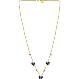 P.C. Chandra Jewellers 14KT (585) Yellow Gold and Diamond Necklace for Women-picture-14
