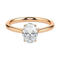 Fiona Diamonds Lab Grown Diamond 14k (585) Rose Gold Ring for Women-picture-33
