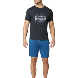 Van Heusen Performance Regular Fit Swift Dry High Stretch Solid Knit Shorts - Coral Depth image 1