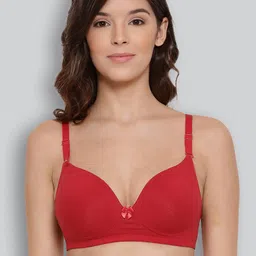 Lyra Combed Cotton Seamless Wrinkle Free Cups Bra with Detachable Strap-picture-31
