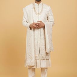 Twamev Embroidered Sherwani Set-image-56