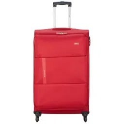 VIP Widget Red Solid Soft Large Trolley Bag - 46.5 cm image 1