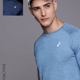 ASICS Solid Reflective Raglan Sleeves Running T-shirt-image-11