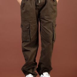 V-Mart Boy Mid-Rise Loose Fit Joggers-image-4