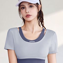 LULU & SKY Padded Fitted Crop Sports Top-image-7
