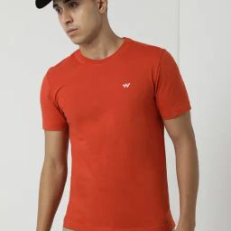 Wildcraft Orange Cotton Regular Fit Printed T-Shirt-picture-45