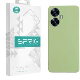 Sprig TPU Matte Back Cover for REALME C55 (Green)-image-34