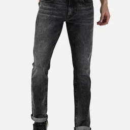 Passion Men Clean Look Heavy Fade Stretchable Slim Fit Cotton Jeans-image-52