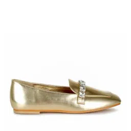 Rag & Co Women's Gold Casual Loafers-picture-30