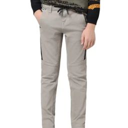 Jack & Jones Junior Beige Regular Fit Trousers-image-58