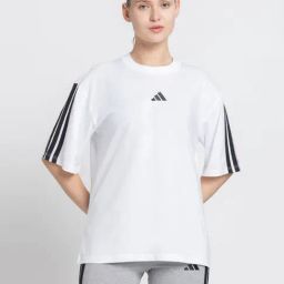 adidas White W 3S SJ BF T T-Shirt-picture-46