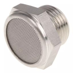 Legris 0682 Series Pneumatic Silencer Stainless Steel 12 Bar Threaded G 3/8 Male, 0682 00 17-picture-17