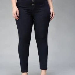 Miss Chase A+ Black Denim Skinny Fit Jeans-image-91