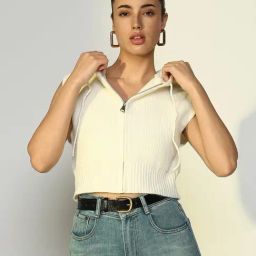 Showoff Off White Regular Fit Top-picture-33
