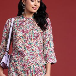 Anouk Women Printed Regular Kurta with Trousers-image-67