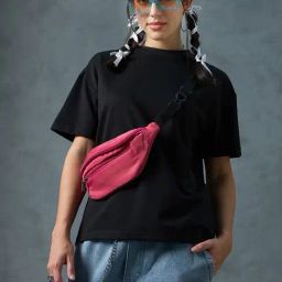 Bewakoof Black Relaxed Fit T-Shirt-picture-27