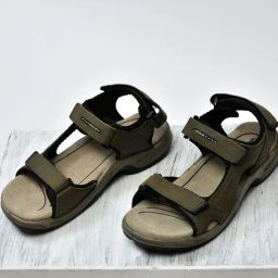 Woodland Men's Olive Floater Sandals-image-56