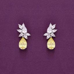 Kai Jewel Sterling Silver Royal TearDrop Statement Drop Earrings for Women-image-111