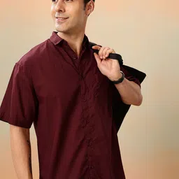 Mast & Harbour Pure Cotton Relaxed Fit Casual Shirt-picture-26