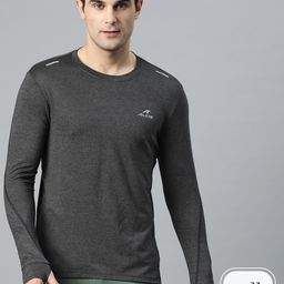 Alcis Men Solid Dry Tech Slim Fit T-shirt-image-33