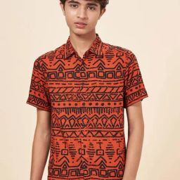 Coolsters by Pantaloons Kids Rust Printed Shirt-image-60