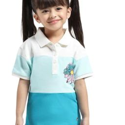 Monte Carlo Girls Blue Printed T-Shirt-image-83